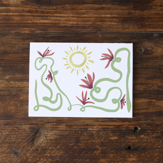 “Pretty Reds” Note Card