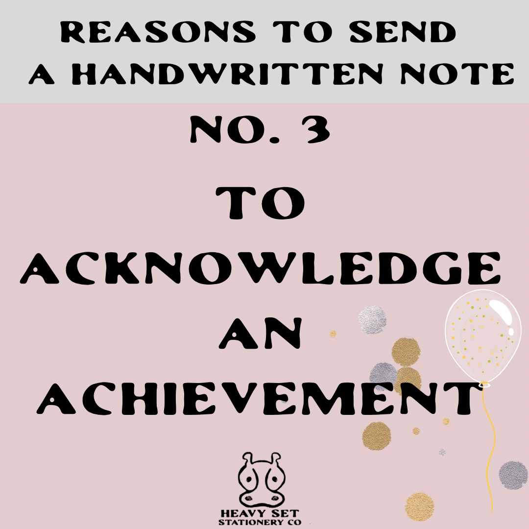Reason No. 3 to Send A Handwritten Note – Heavy Set Stationery Co