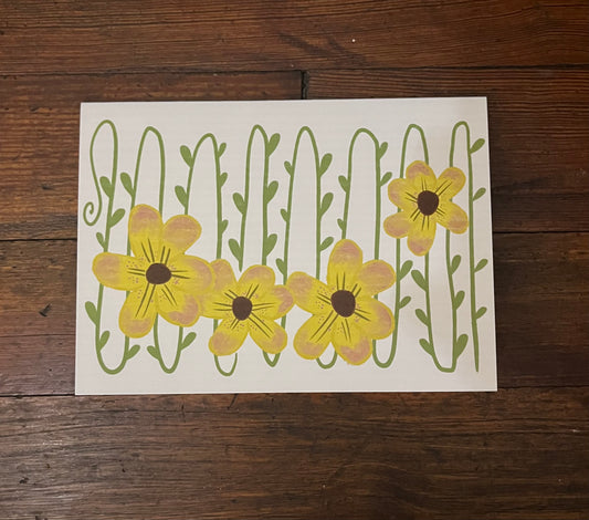 “Sunny Yellows” Note Card